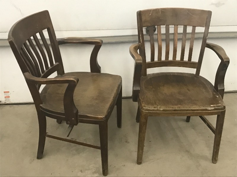 (2) Wood Chairs