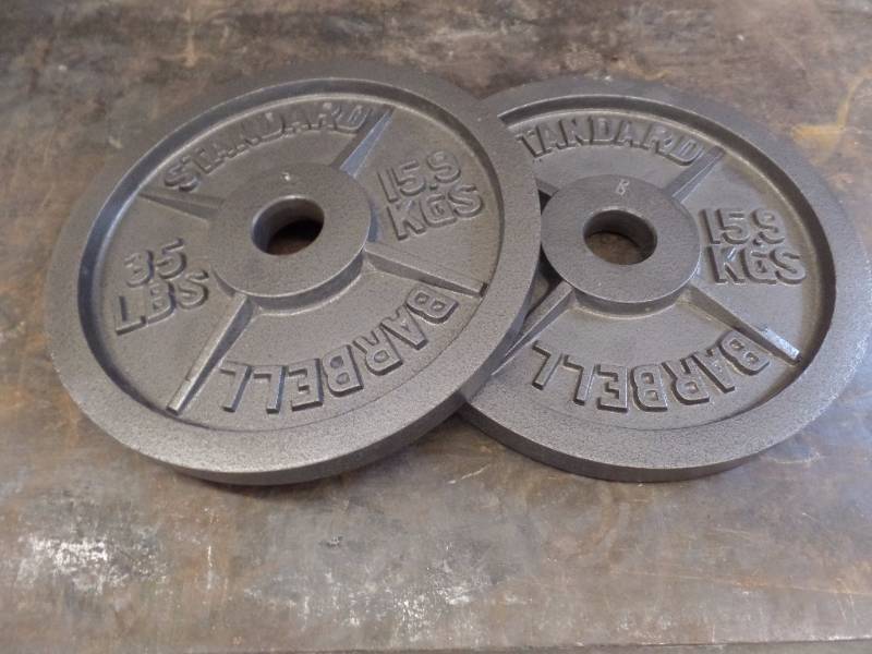 lot 219 image: Olympic Style Weight Plates