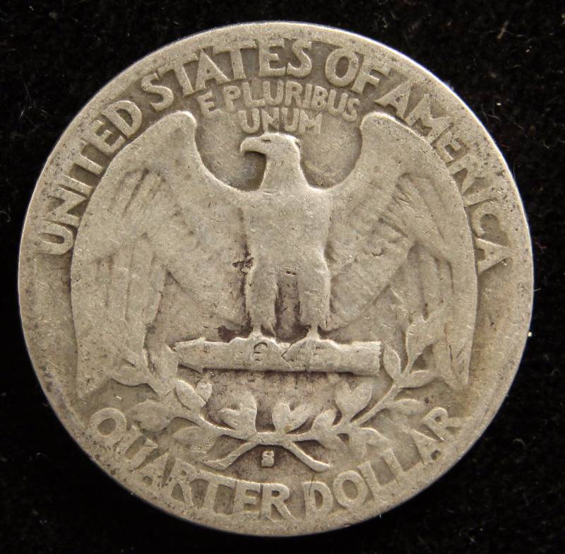 lot 67 image: 1942-S WASHINGTON SILVER QUARTER