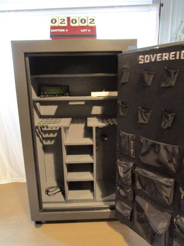lot 2 image: Sovereign 60 Gun Electronic Safe