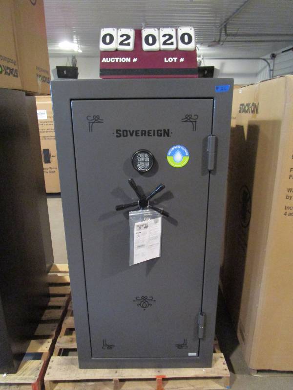 Sovereign 36 Gun Electronic Safe Like New Showroom Gun Safes