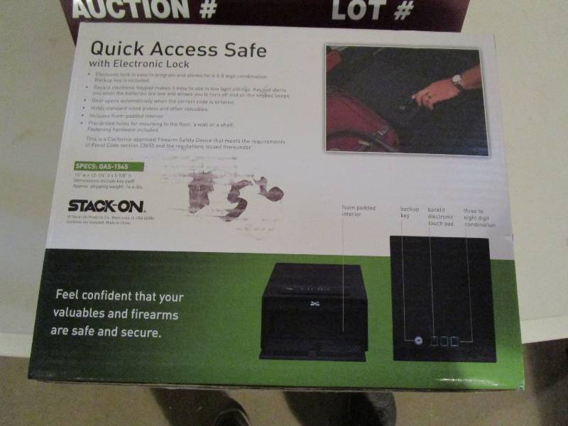 lot 56 image: Quick Access Safe with Electronic Lock