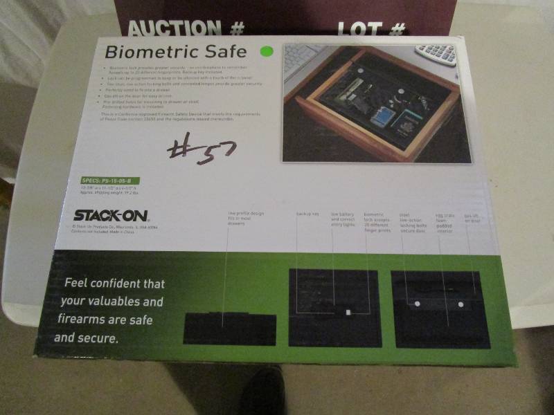 lot 57 image: Drawer Safe with Biometric Lock