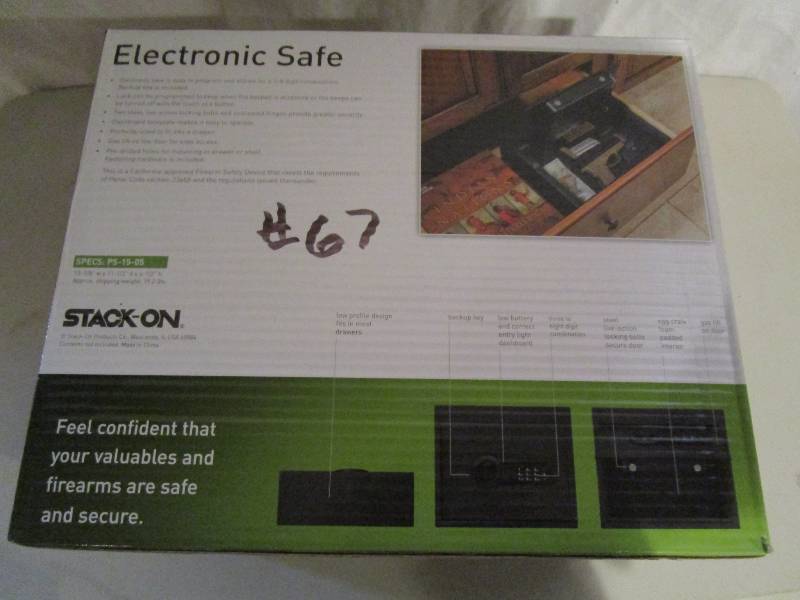 lot 67 image: Drawer Safe with Electronic Lock