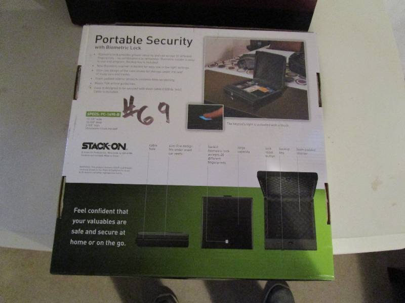 lot 69 image: Portable Security Case with Biometric Lock