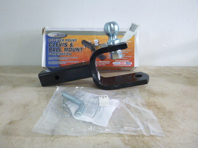 lot 6 image: Tow Ready Receiver Mount Clevis and Ball Mount Combination