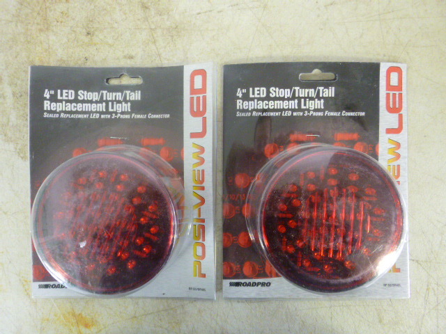 lot 72 image: 2 Road Pro 4 LED StopTurnTail Lights