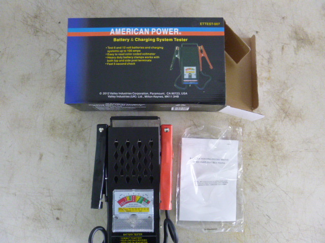 lot 92 image: American Power Battery and Charging System Tester
