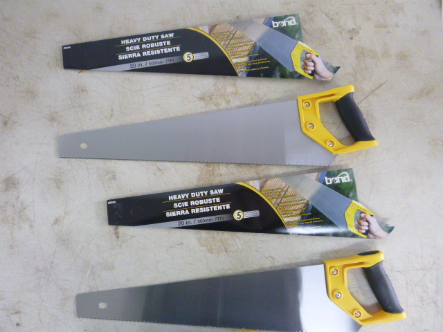 lot 95 image: 2 Bond Heavy Duty Hand Saws