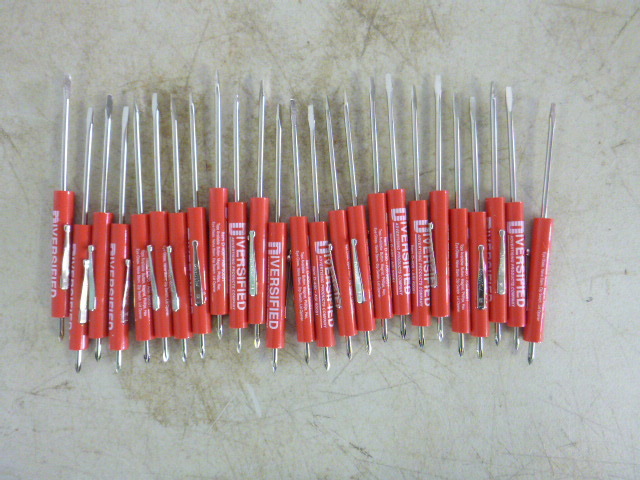 lot 111 image: 24 Mini Double End Screwdrivers
