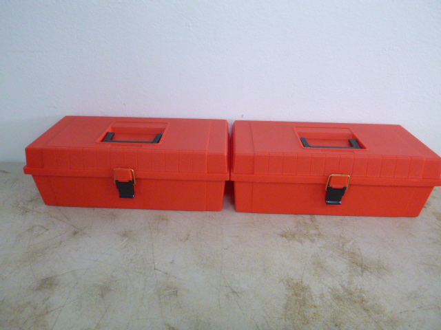 lot 114 image: 2 Plastic Toolboxes