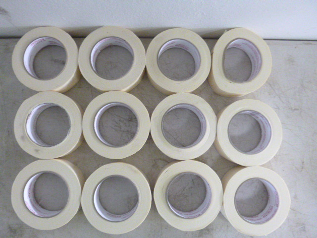 lot 122 image: 12 Rolls of Masking Tape