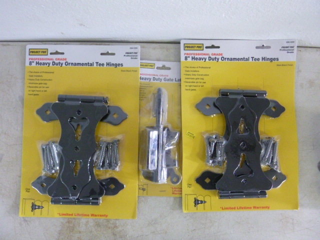 lot 137 image: 2 Packs of Project Pro Professional Grade Ornamental Tee Hinges