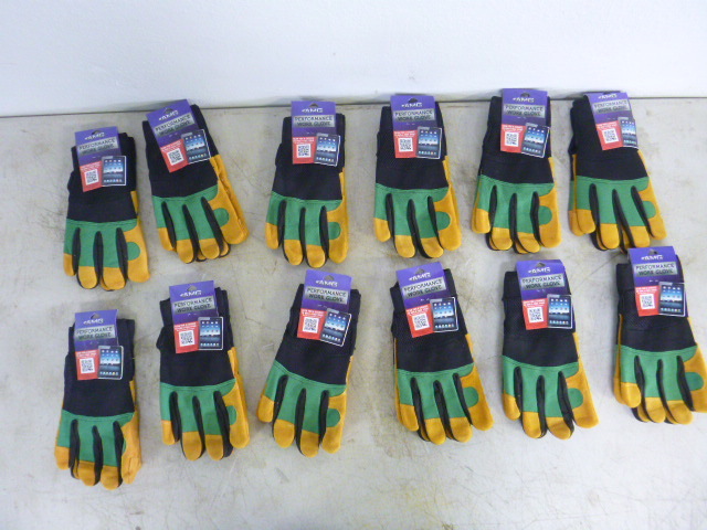 lot 152 image: 12 Pair of Work Performance Gloves
