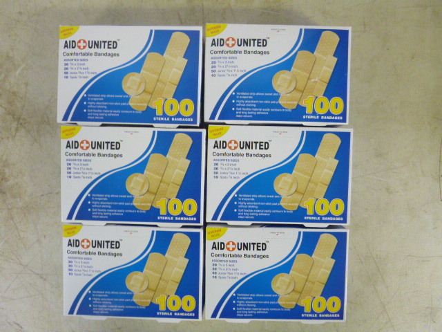 lot 166 image: 6 Boxes of Aid United Bandages