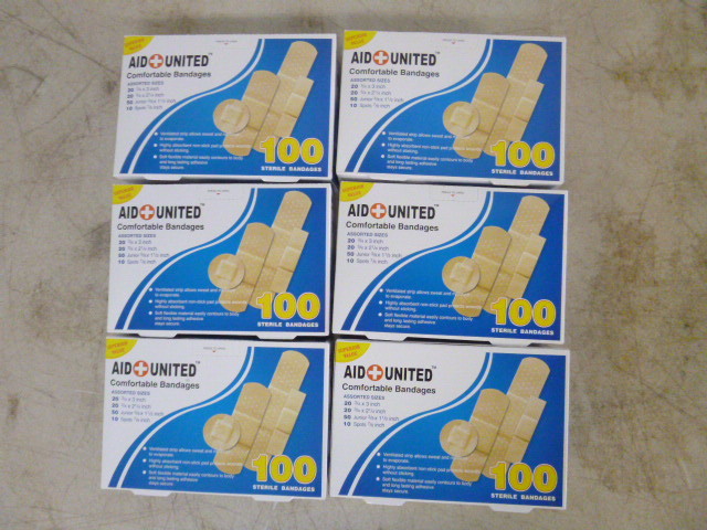 lot 167 image: 6 Boxes of Aid United Bandages