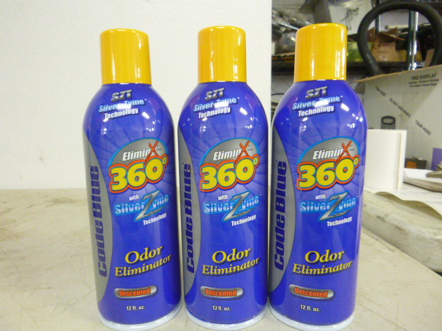 lot 172 image: 3 Cans of Code Blue Odor Eliminator