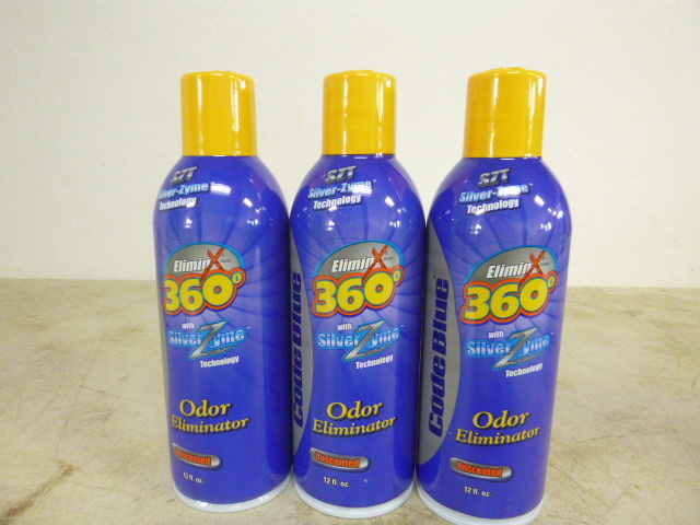 lot 173 image: 3 Cans of Code Blue Odor Eliminator
