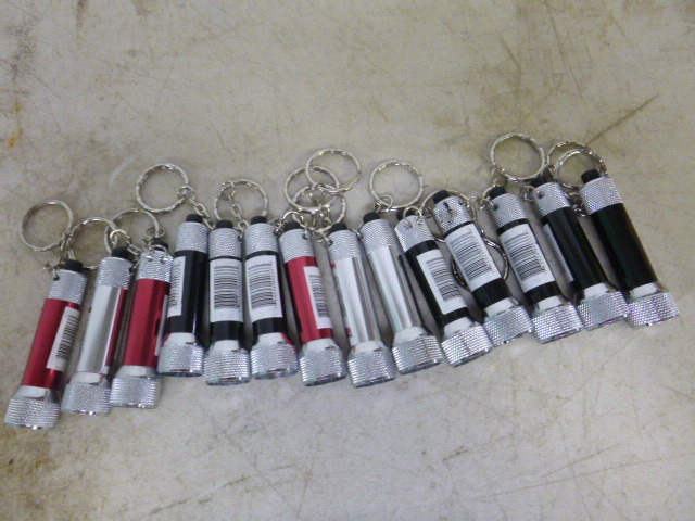 lot 178 image: 14 Key Chain LED Flashlights