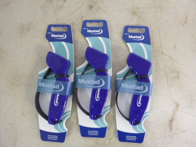 lot 184 image: 3 Mustad Multi-Sharpeners