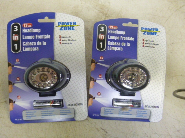 lot 191 image: 2 Power Zone LED Headlamps