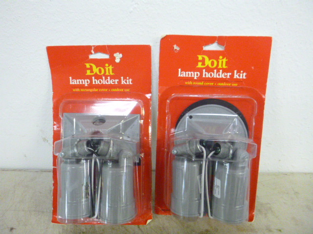 lot 224 image: 2 do-It Lamp Holder Kits