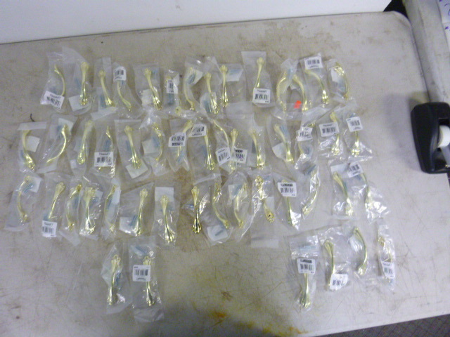 lot 235 image: 50 Brainerd Brass Handles