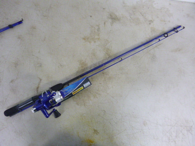 lot 285 image: Shakespeare Firebird Rod and Reel Combo