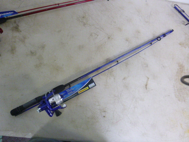 lot 286 image: Shakespeare Firebird Rod and Reel Combo