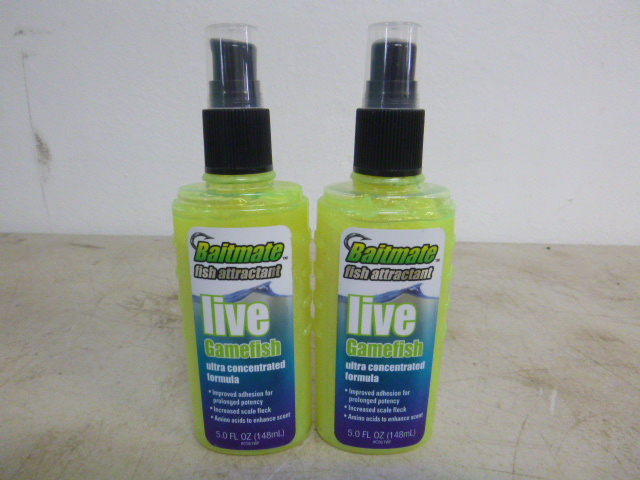 lot 296 image: 2 Bottles of Baitmate Fish Attractant Live-Gamefish