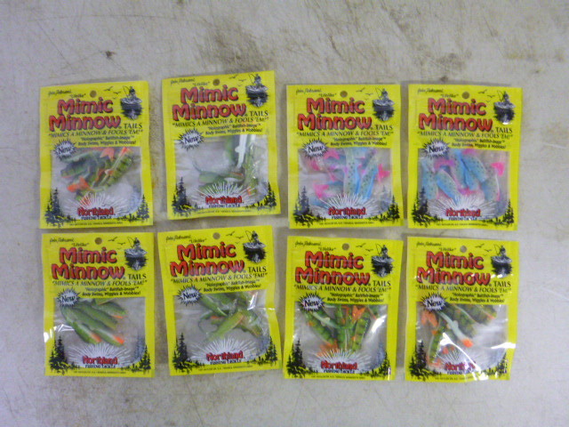 lot 302 image: 8 Packs of Northland Mimic Minnow Tails