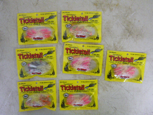 lot 303 image: 7 Packs of Northland Tickletail Grubs