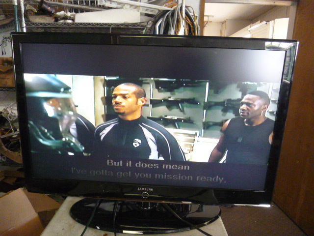 lot 322 image: Samsung 46 LED Flat Screen TV