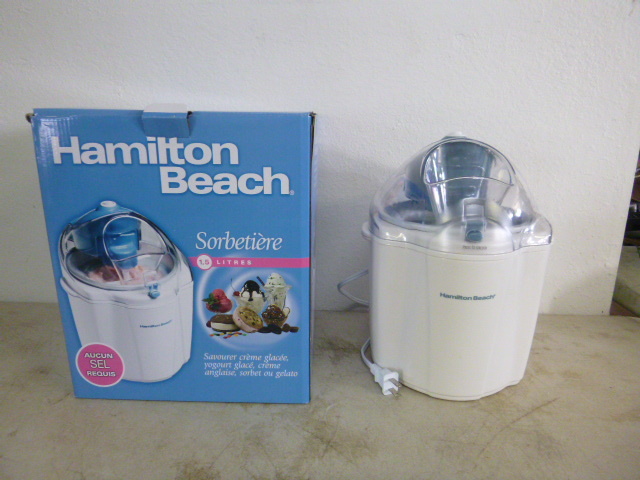 lot 327 image: Hamilton Beach Ice Cream Maker