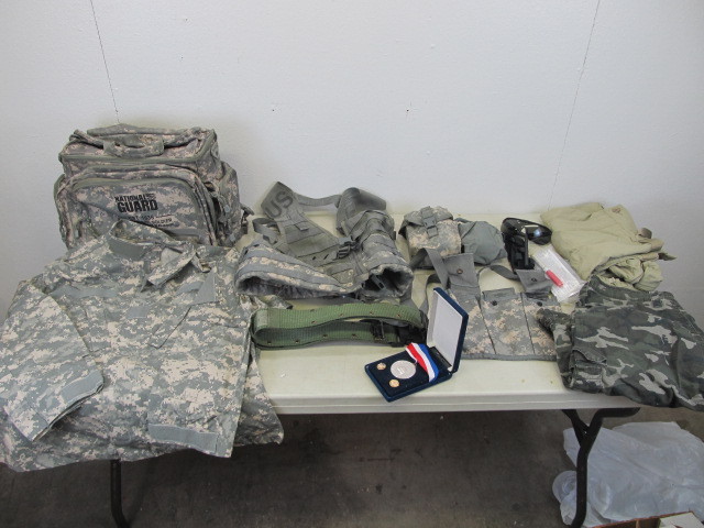 lot 38 image: Military Uniforms & Field Gear wCongressional Award Medal