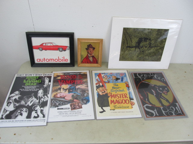 lot 58 image: Lot of Movie & Other&nbspPosters & Signed Artwork