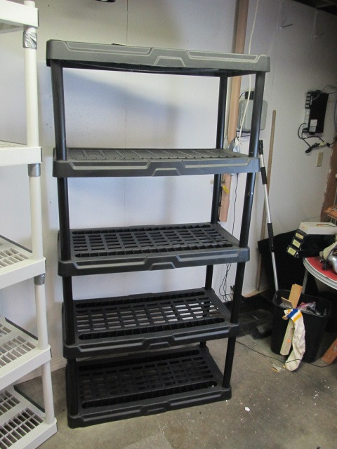 lot 73 image: 2 Heavy Duty Plastic Shelves