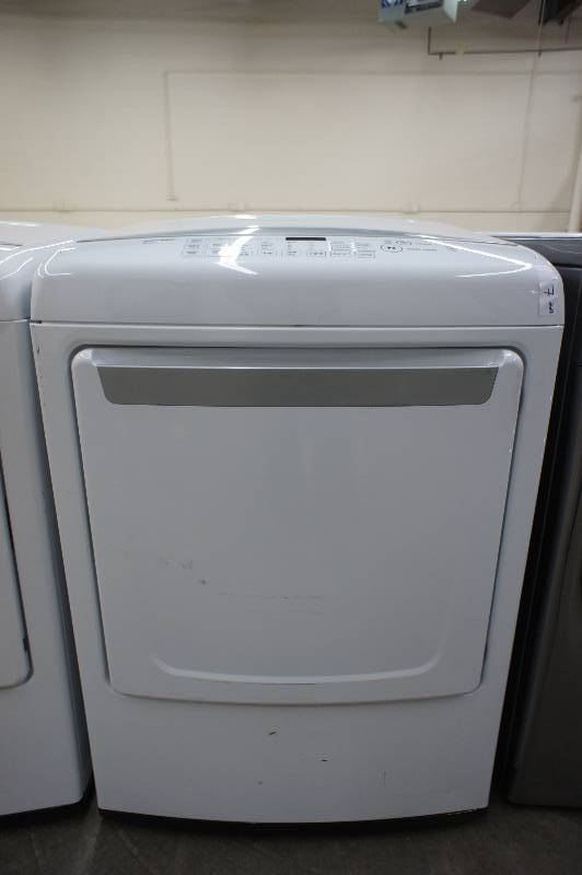 lot 7 image: New- LG DLG1502W 7.3 cu. ft. Gas Dryer with Front Control in White TestedWorks