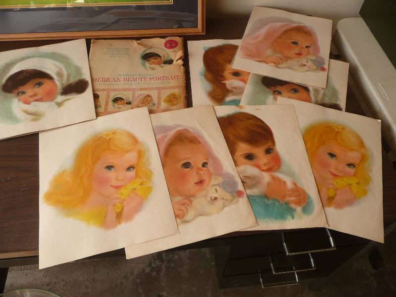 lot 22 image: Northerns Famous American Beauty Portraits on Fine White Vellum in Original Package - See Pictures - 8 Total