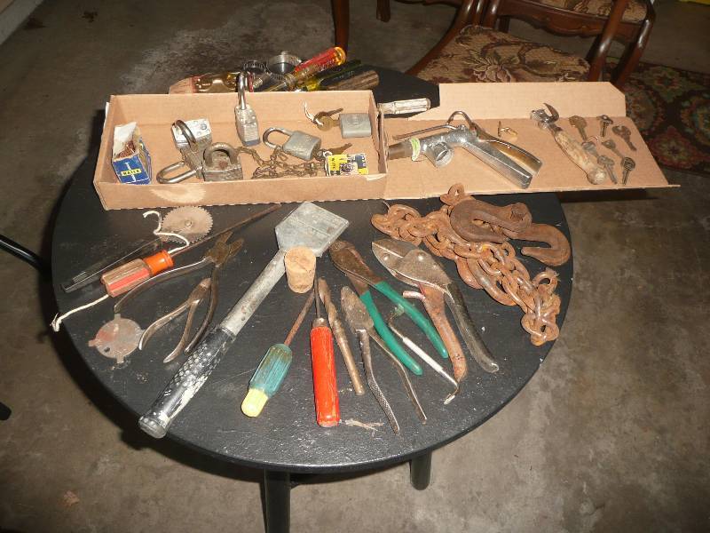 lot 52 image: Large Vintage Tool & More Group - See Pictures