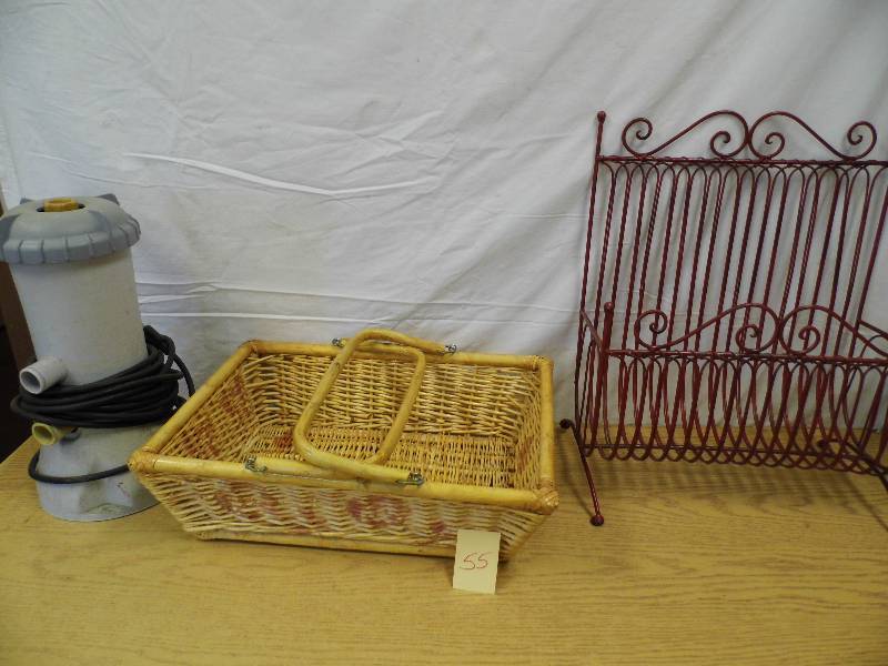 Basket - Magazine Rack - Pool Pump