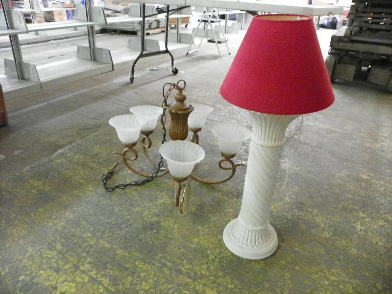 Lamp and hanging light fixture