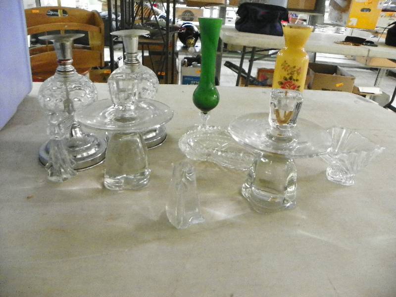 Candle holders and vases