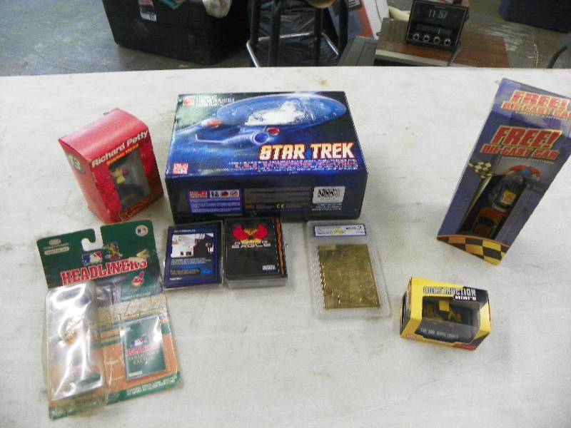 Sports Memorabilia and Star Wars model