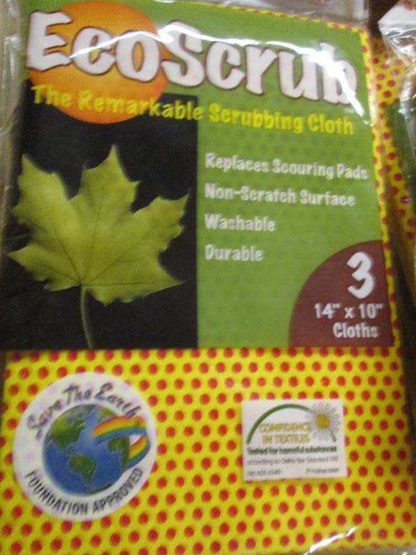 lot 319 image: 21 packages of ecoscrub scrubbing c...