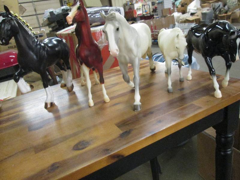 lot 321 image: 5 peter stone horses all in nice sh...