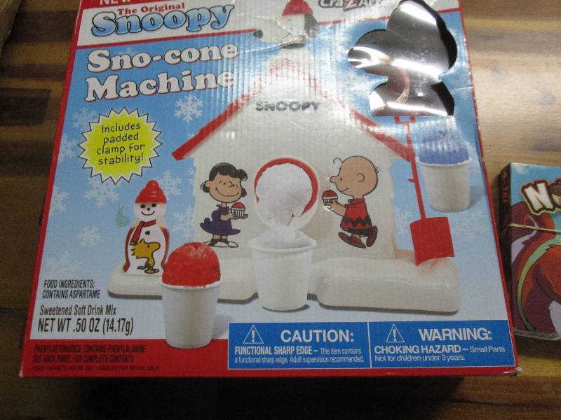 lot 326 image: the original snoopy sno-cone machin...