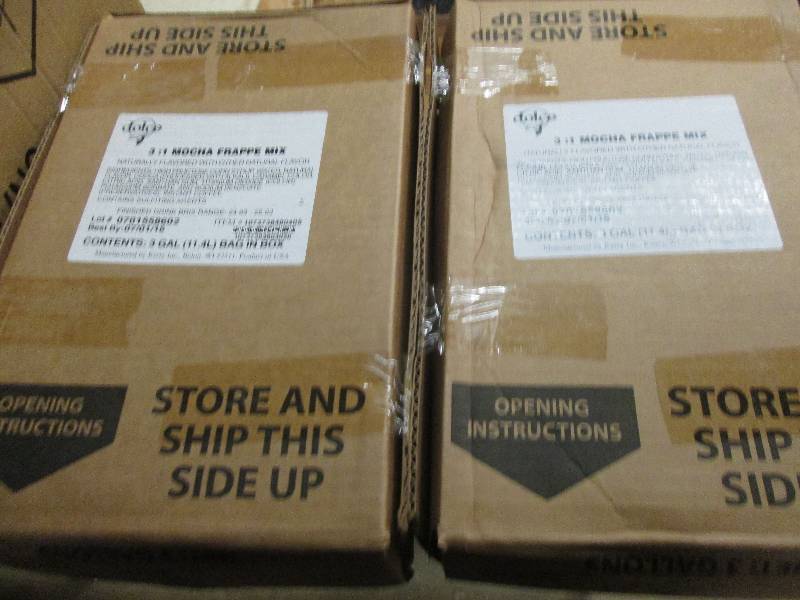 lot 330 image: 2 -3 gallon boxes of 31 mocha frap...
