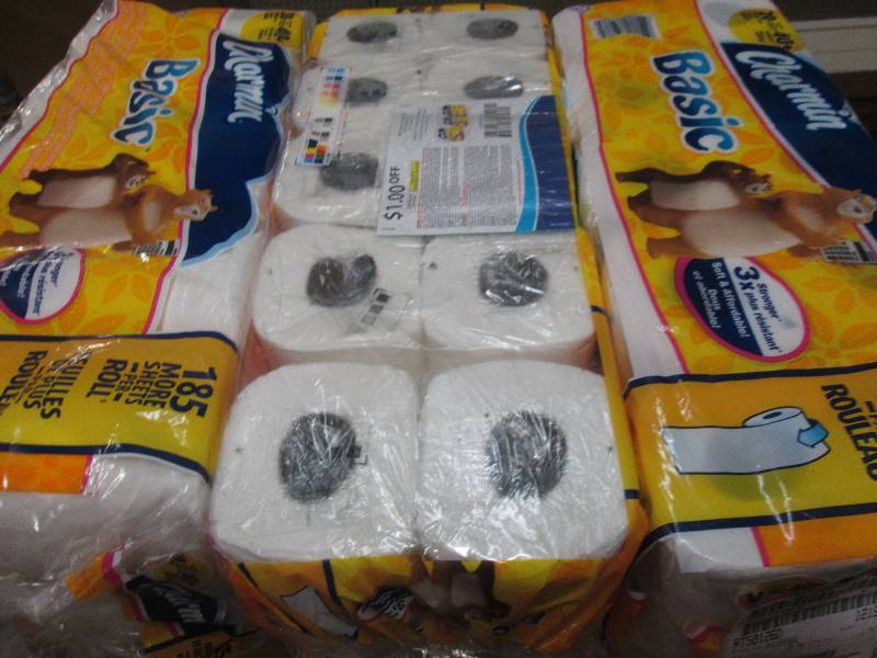 lot 4 image: 3 packages of charmin 20 double rol...