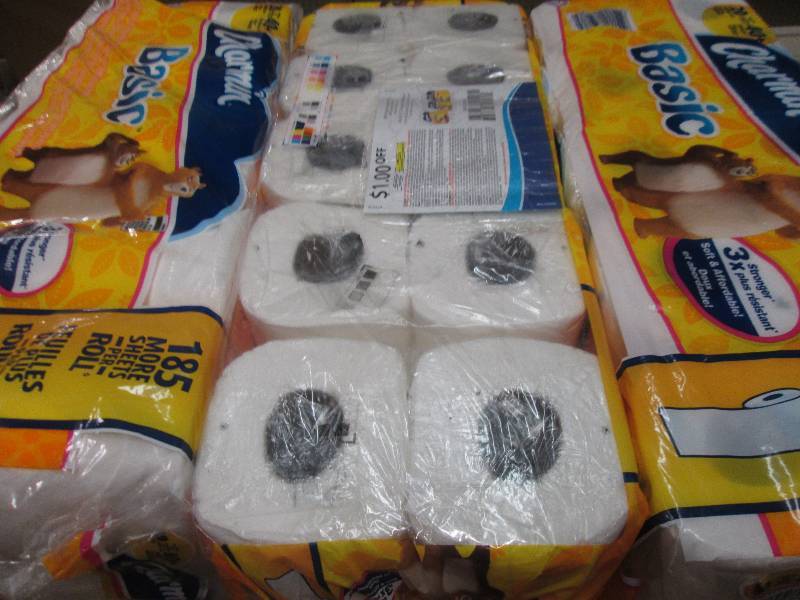 lot 6 image: 3 packages of charmin 20 double rol...